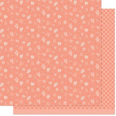 Lawn Fawn Designpapier Falling Leaves - Oak